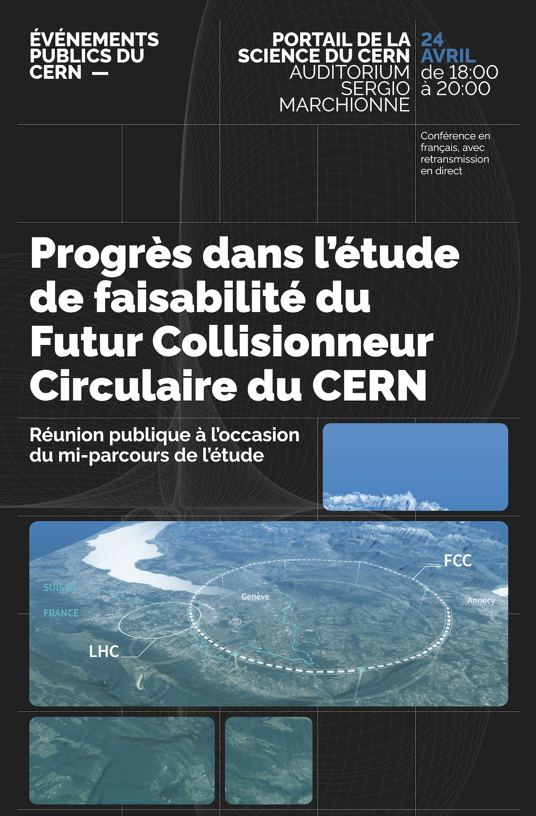 Réunion publique : Progrès de l'étude de faisabilité du Futur collisionneur circulaire FCC